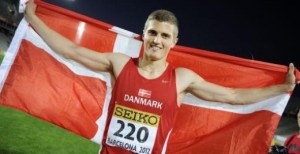 Andreas Trajkovski vandt sølv ved junior-VM i Barcelona i 2012