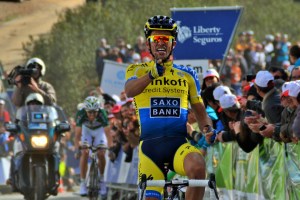 Alberto Contador - vinder af kongeetapen af Volta ao Algarve 2014 (foto: BS Sports & Media)