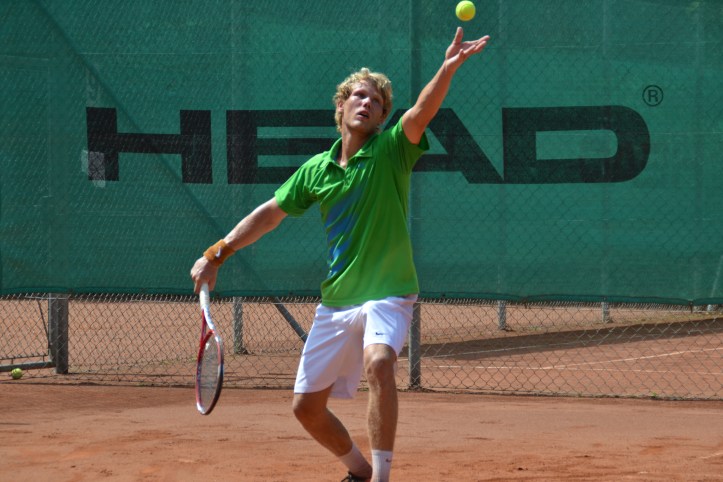Søren Hess-Olesen ved ITF Futures Aarhus 2014 (foto: BS Sports & Media)